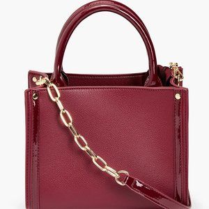 Wine Juniper Mini Satchel Handbag
